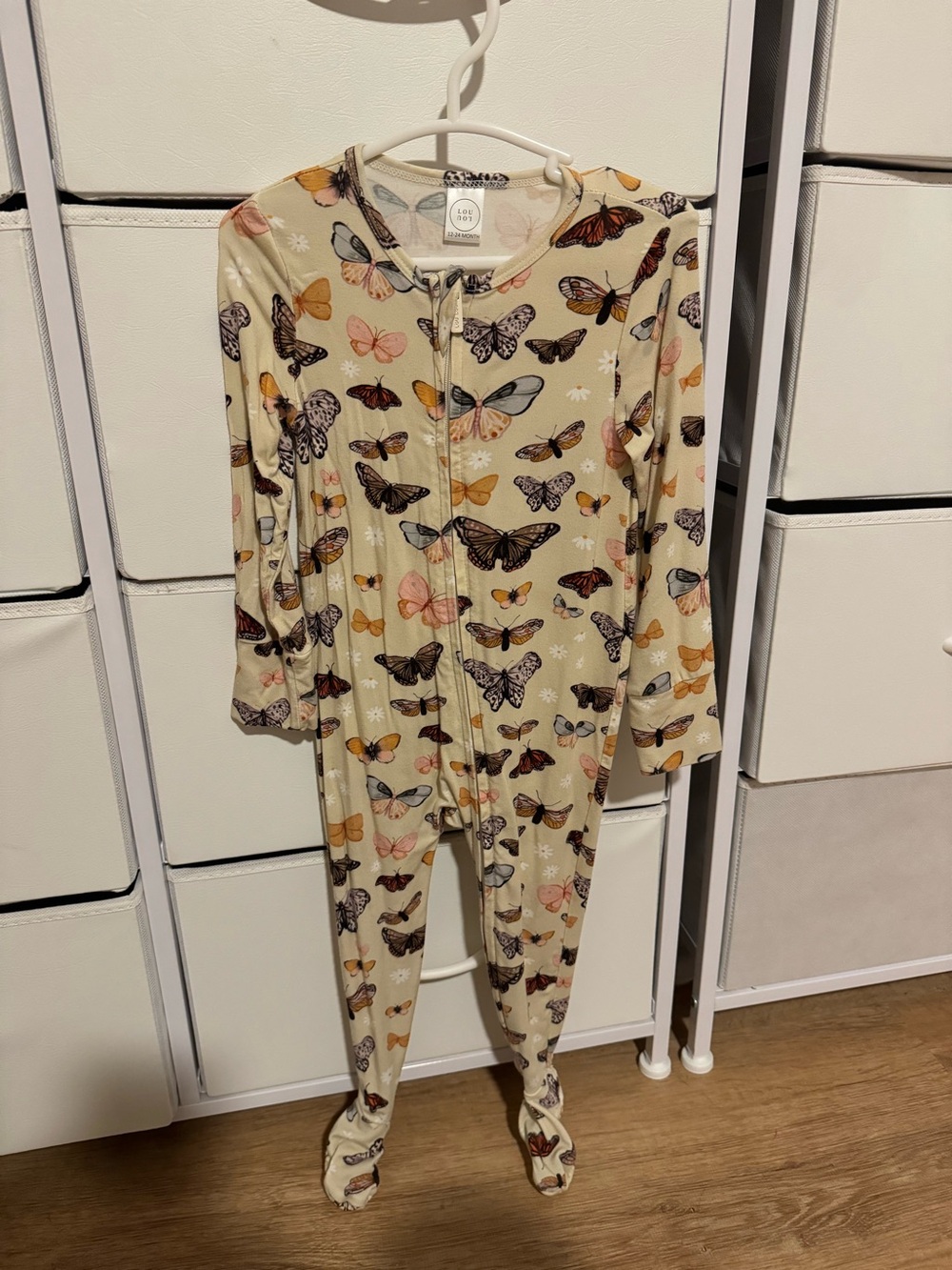 Lou Lou butterfly onesie NWOT 12-24 months